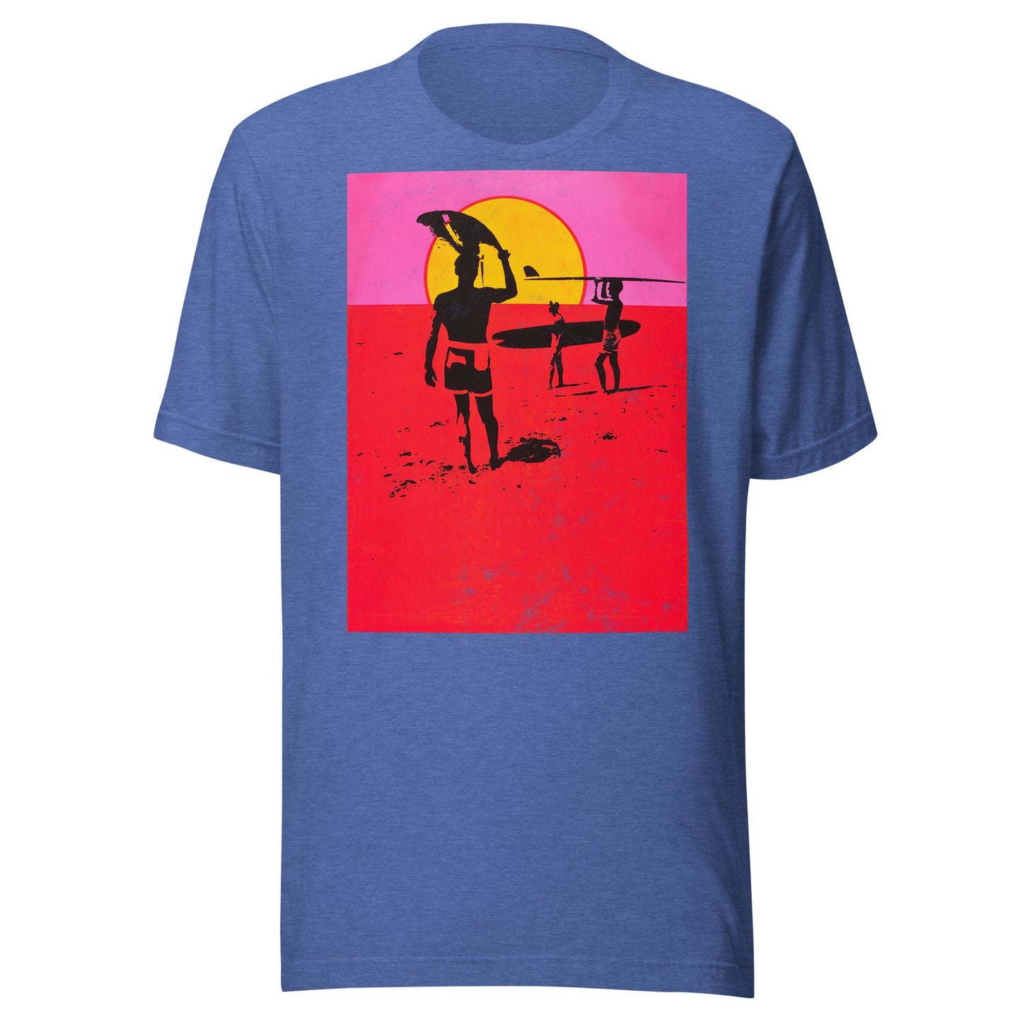 Endless Summer Neon Colors Retro Distressed Softstyle T-Shirt