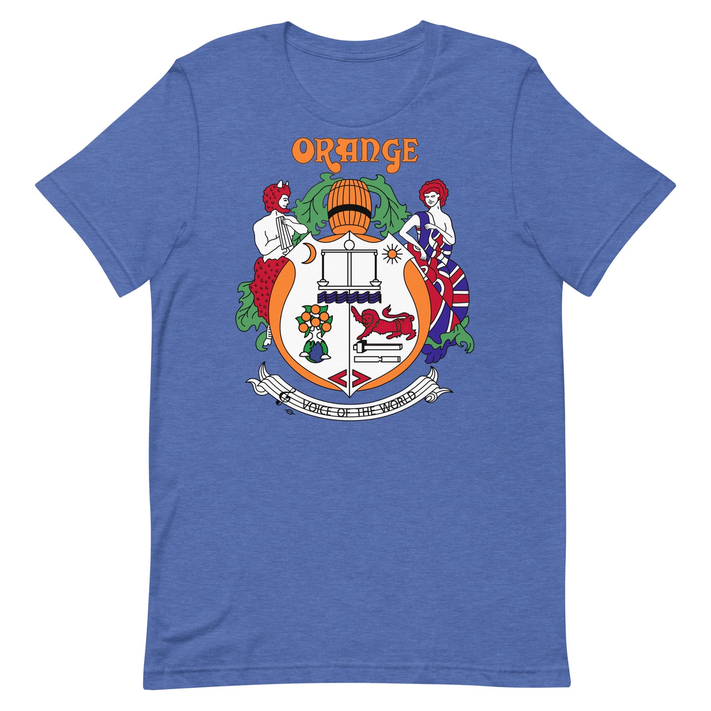 Orange Vintage Crest Softstyle Unisex Tee