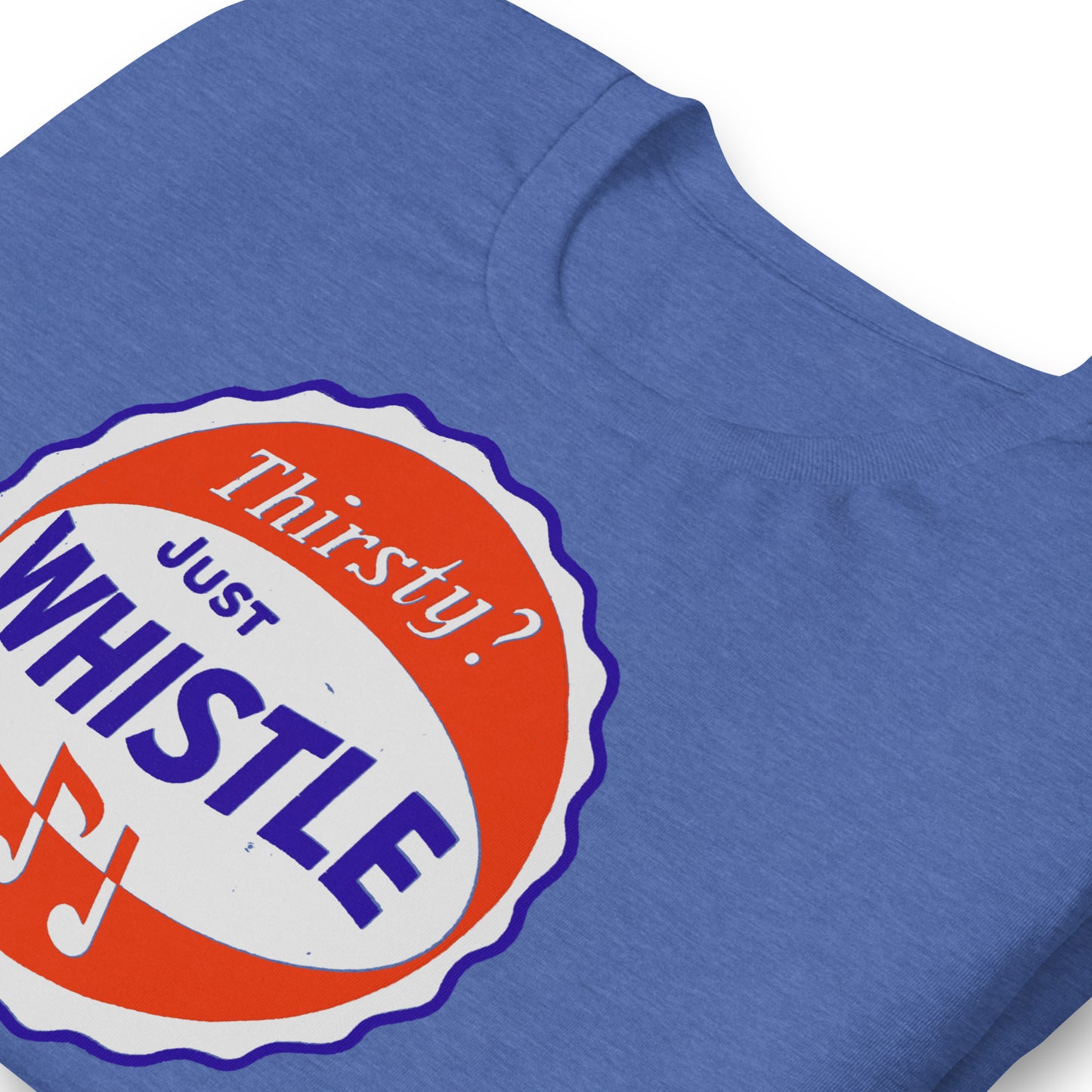 Thirsty? Just Whistle Soda Vintage Screen Print Softstyle Unisex Tee