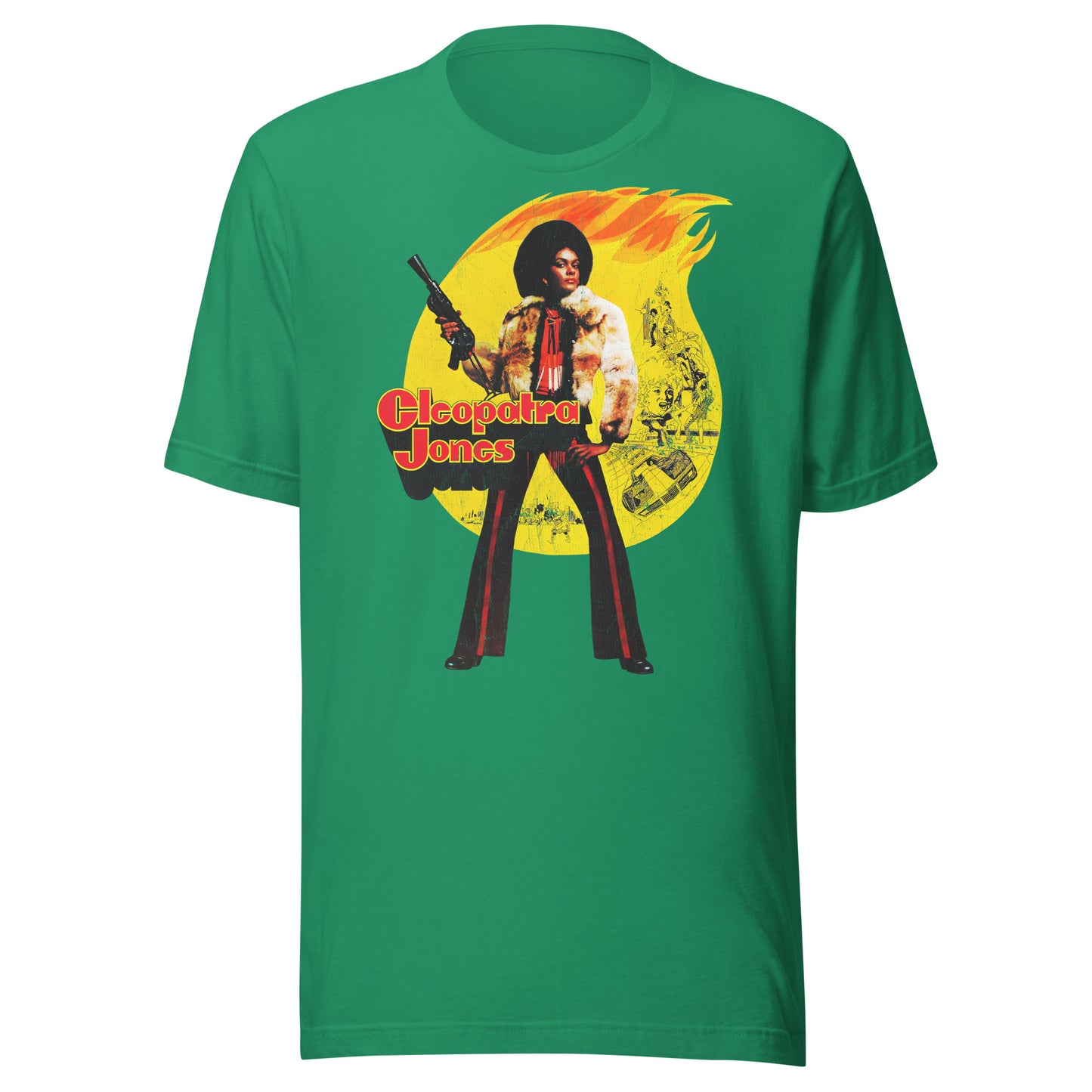Cleopatra Jones Vintage Halftone Distressed Retro Softstyle Tee
