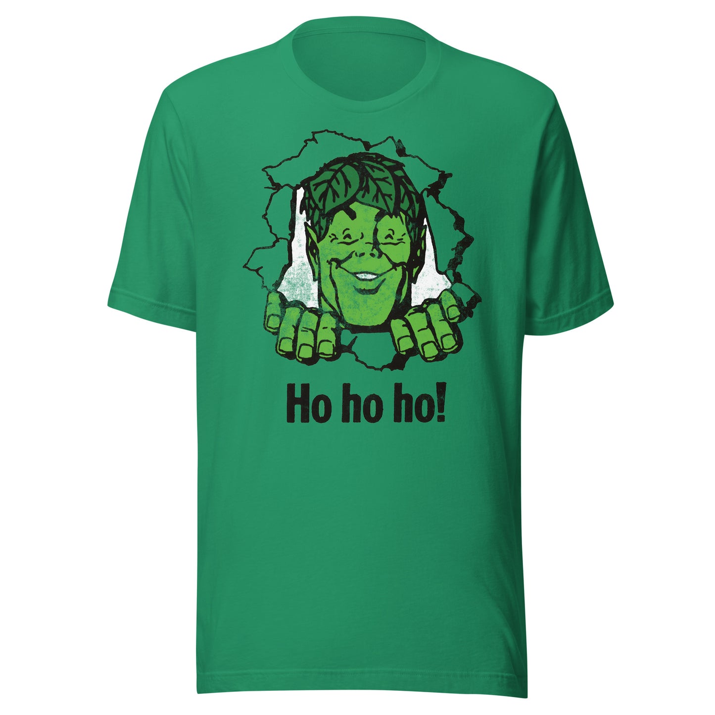 Jolly Giant Ho Ho Ho! Chest Burst Distressed Vintage Softstyle T-Shirt