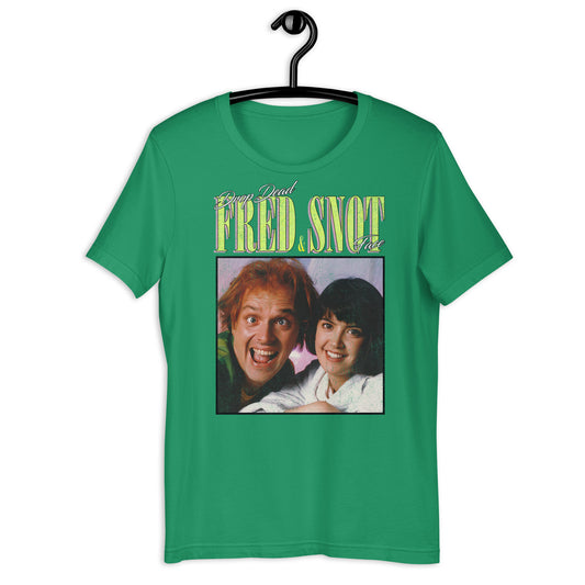 Drop Dead Fred & Snot Face '90s Retro Bootleg Distressed Softstyle Unisex Graphic T-Shirt
