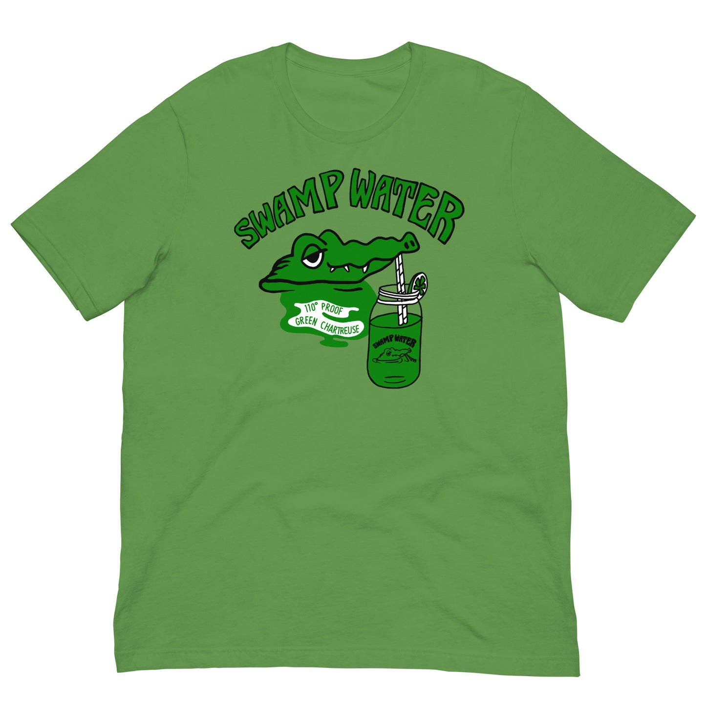 Swamp Water Green Chartreuse As Worn By Joey Ramone Unisex Softstyle Tee