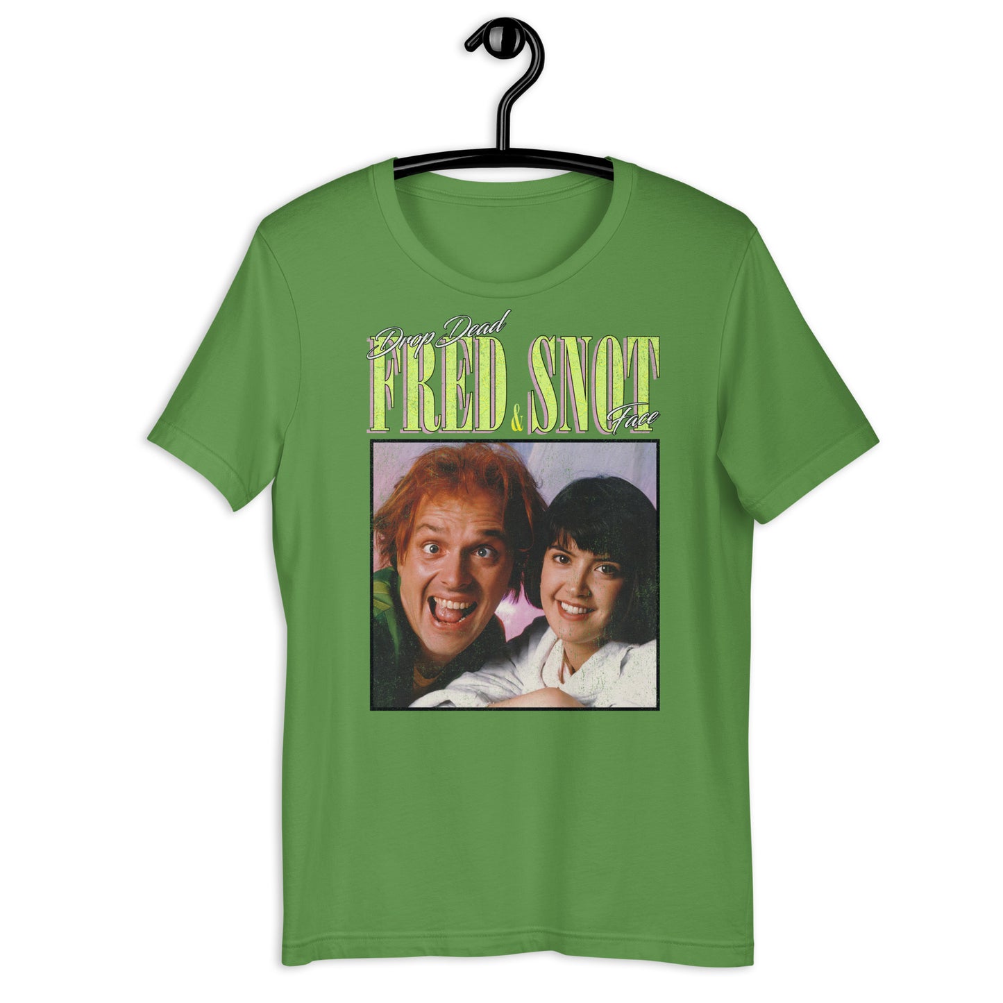 Drop Dead Fred & Snot Face '90s Retro Bootleg Distressed Softstyle Unisex Graphic T-Shirt