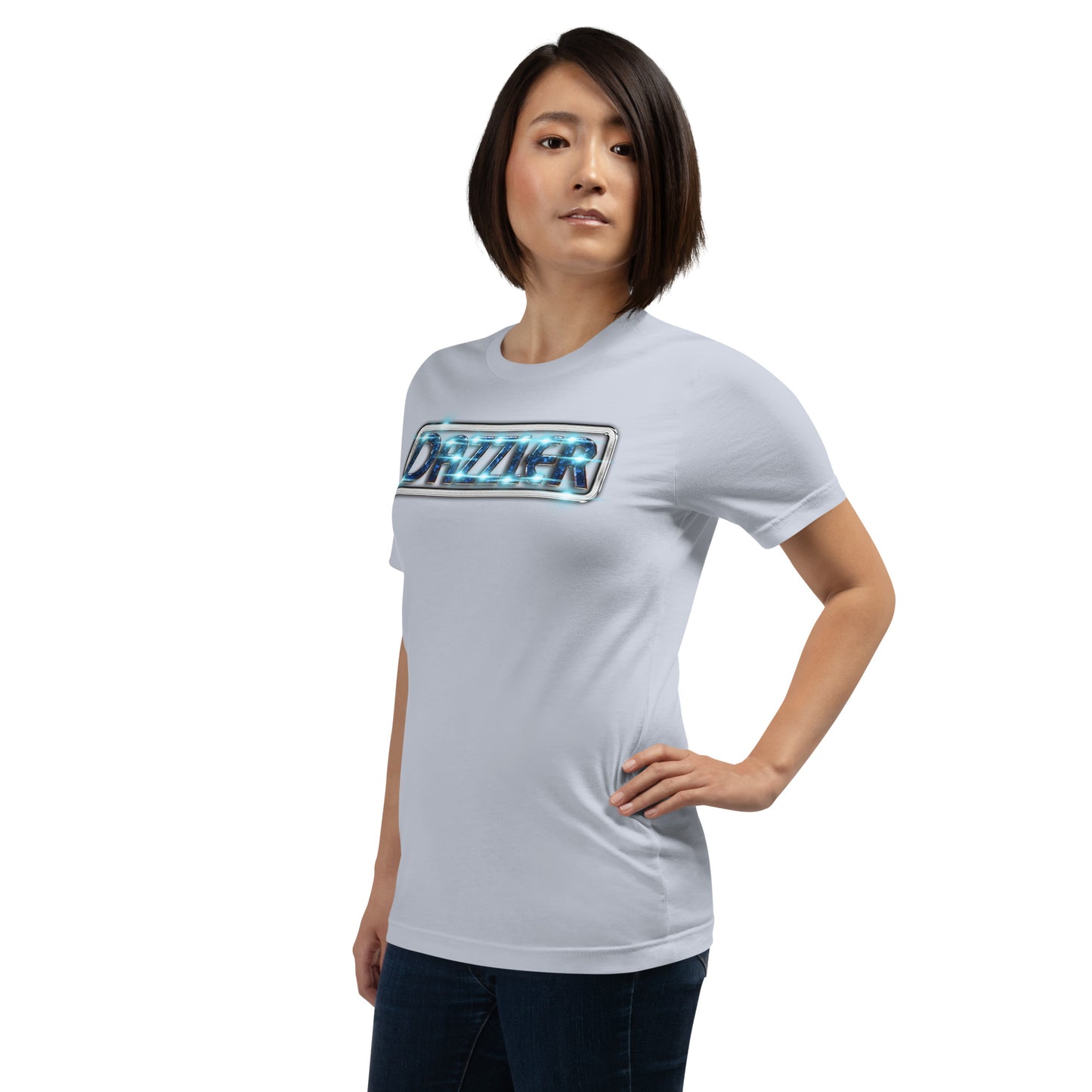 DAZZLER Modernized Disco Sparkle Logo Softstyle Unisex T-Shirt