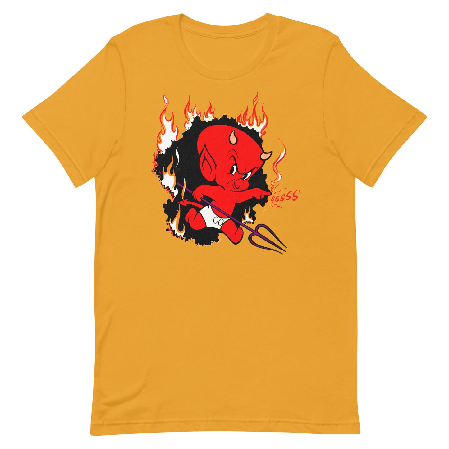 Little Devil Portal to Hell Chest Burst Vintage Softstyle Tee