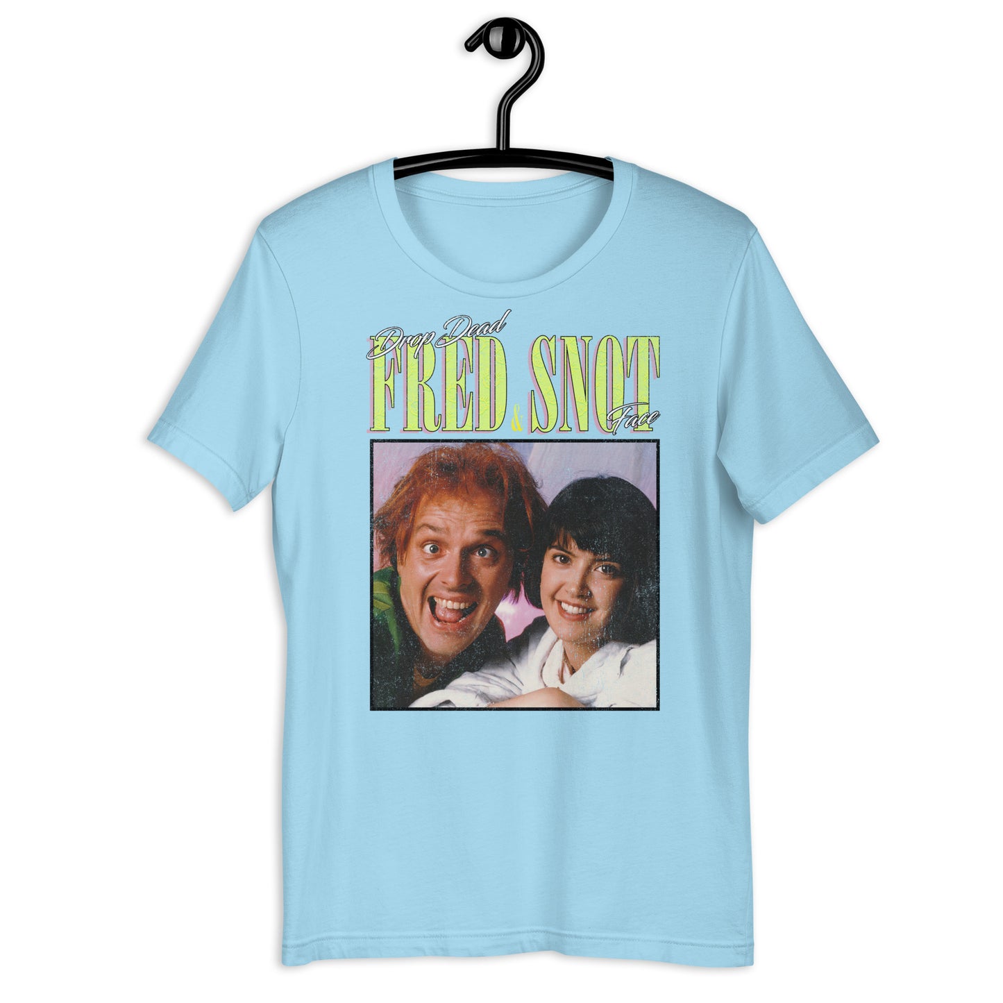 Drop Dead Fred & Snot Face '90s Retro Bootleg Distressed Softstyle Unisex Graphic T-Shirt