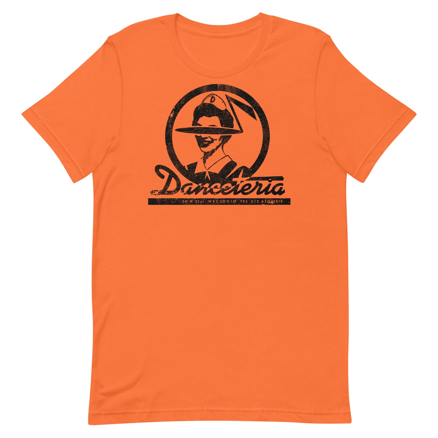 Danceteria NYC Logo Distressed Vintage Softstyle Unisex Tee
