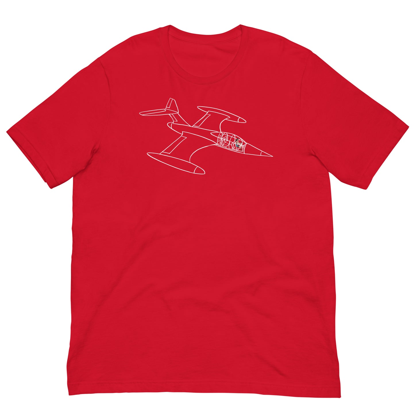 Invisible Jet Negative Space Softstyle Unisex Tee