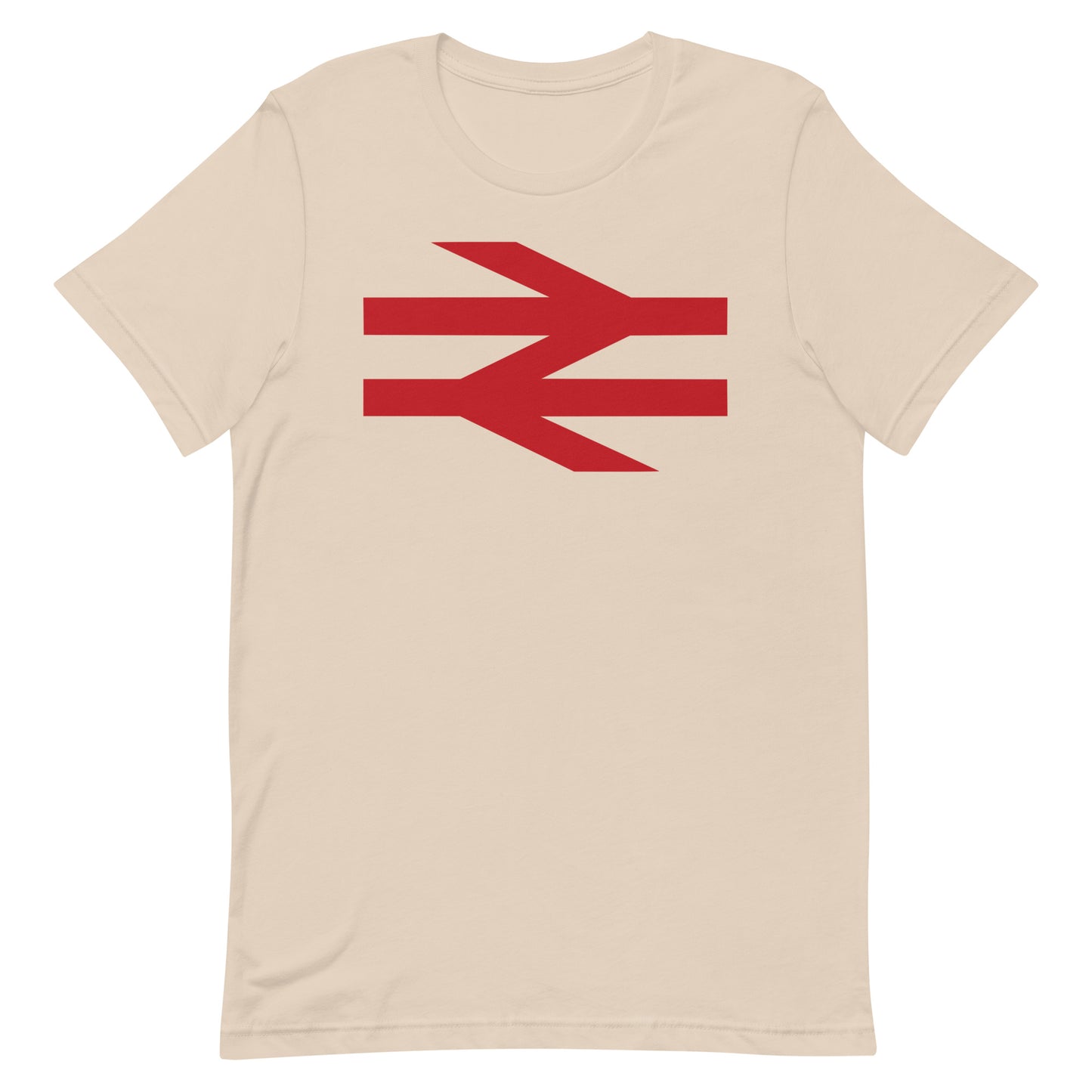 British Rail Double Arrow Logo As Worn By Damon Albarn Softstyle Unisex Tee