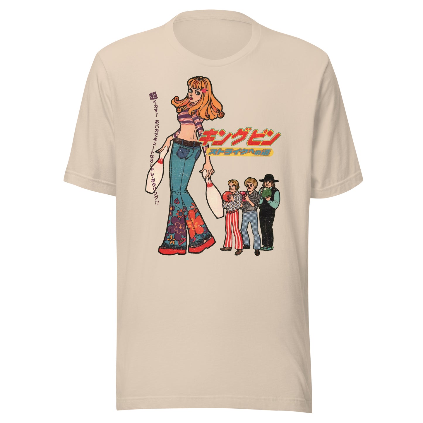 Kingpin Japanese Art Poster (Road to Kingpin Strike) Distressed Sofstyle Unisex Tee