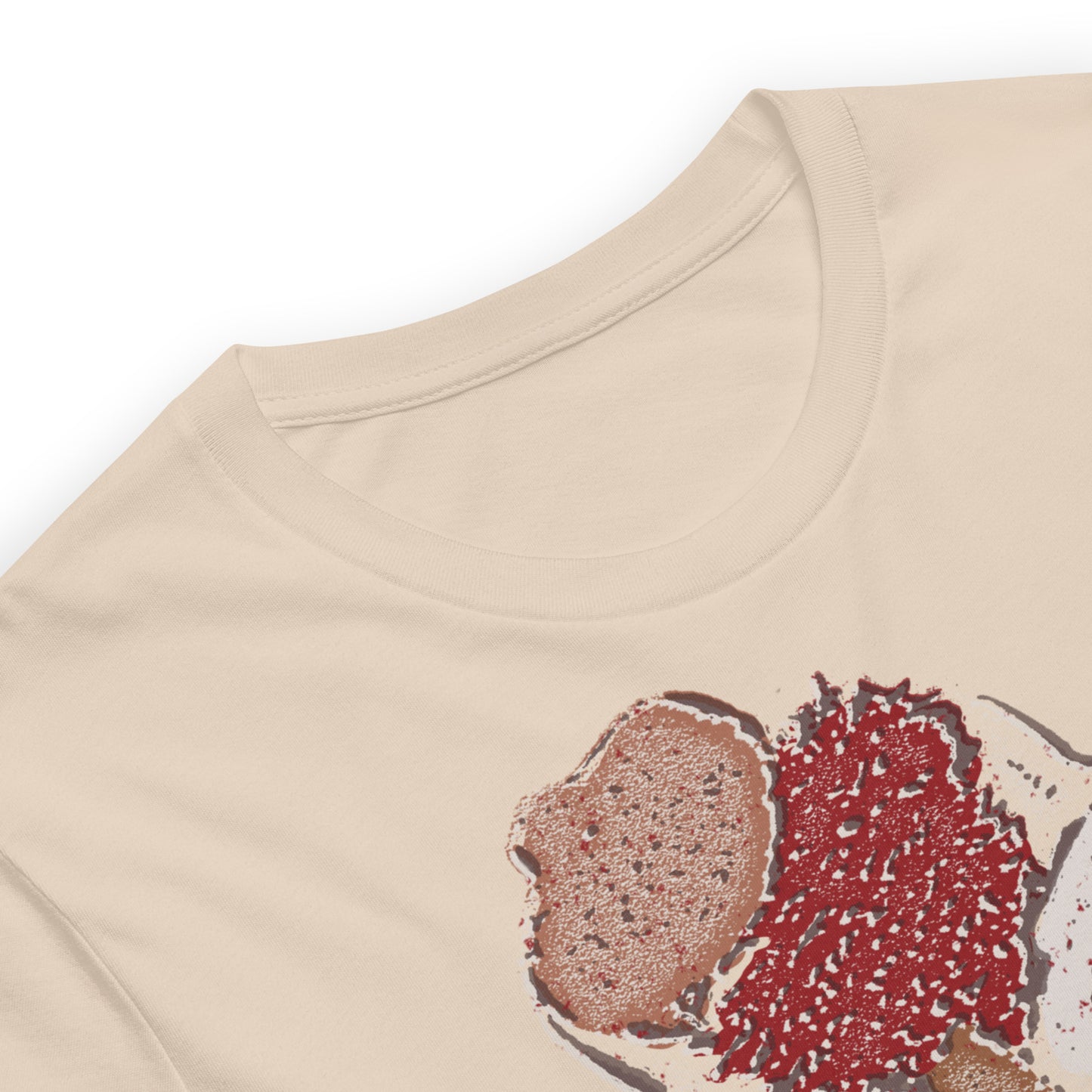 Cookie Puss Screen Print Ice Cream Cake Mascot Softstyle Unisex Tee