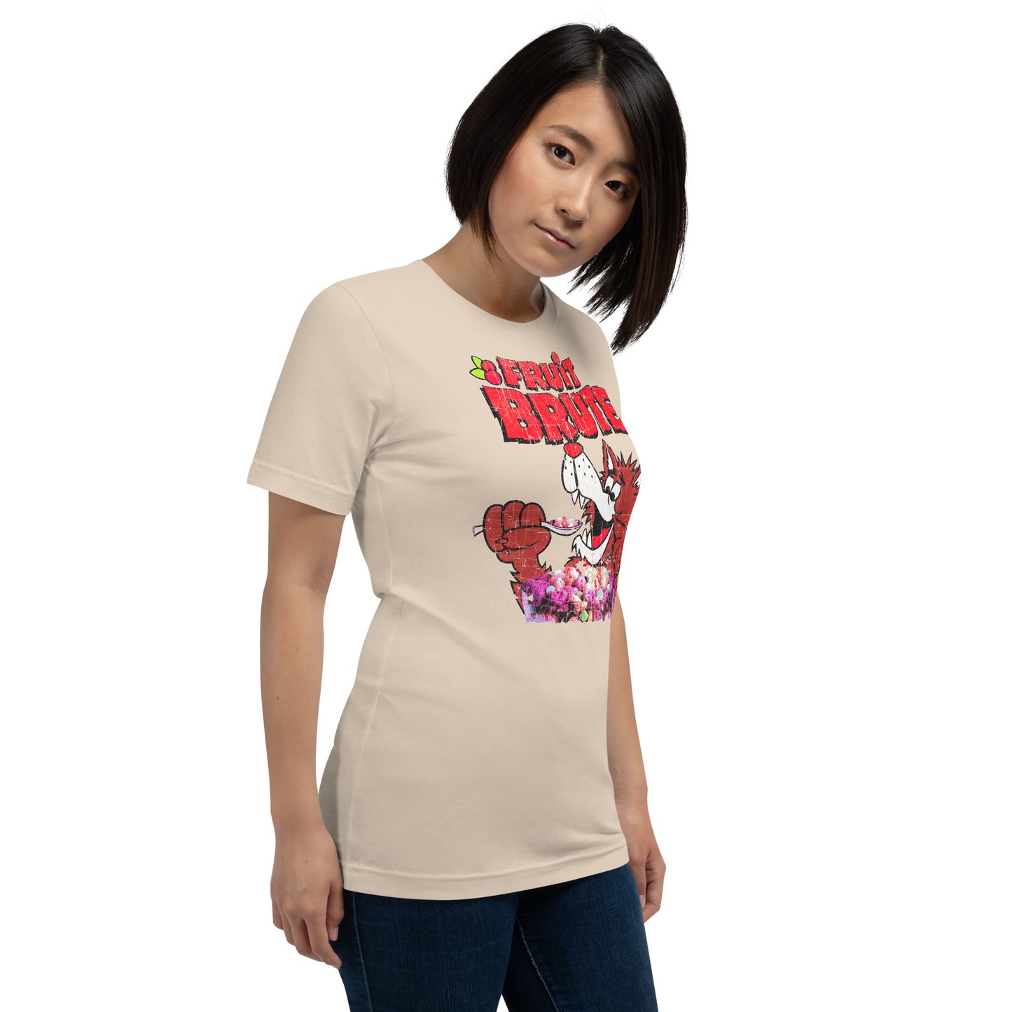 Frute Brute Distressed Vintage Monster Cereal Softstyle Tee