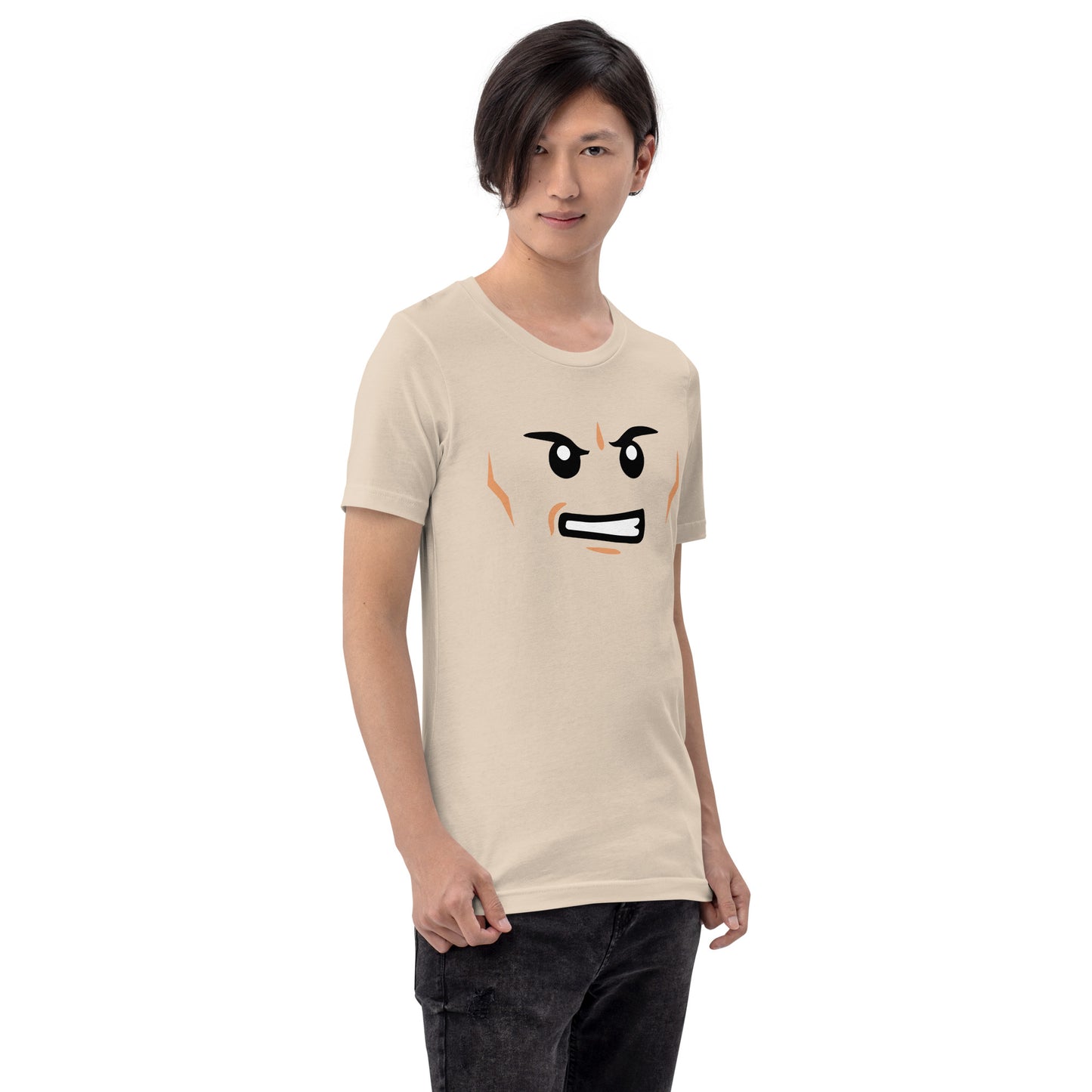 Brick Face Angry Clone Unisex Softstyle Tee