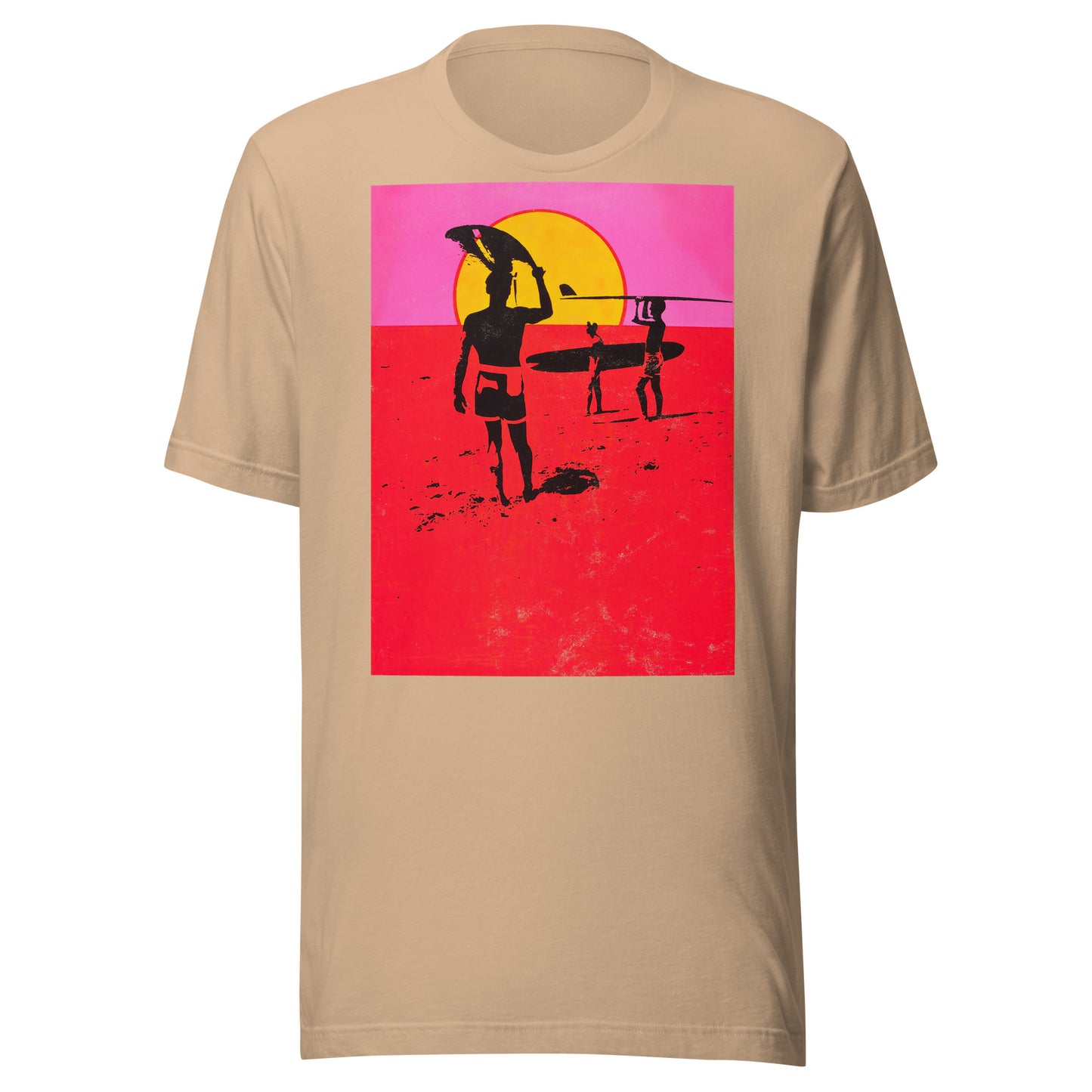 Endless Summer Neon Colors Retro Distressed Softstyle T-Shirt