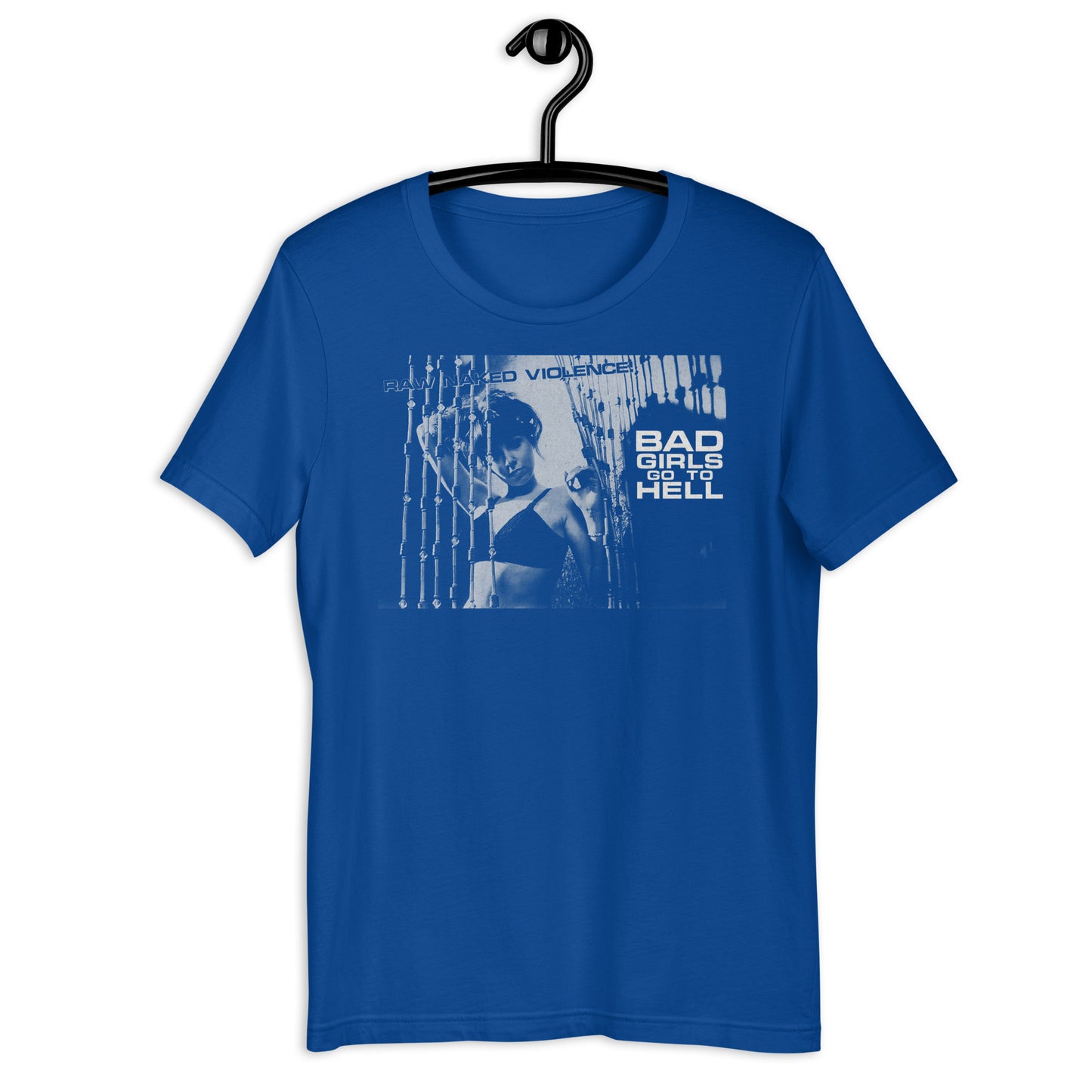 Bad Girls Go To Hell Negative Space Poster Softstyle T-Shirt