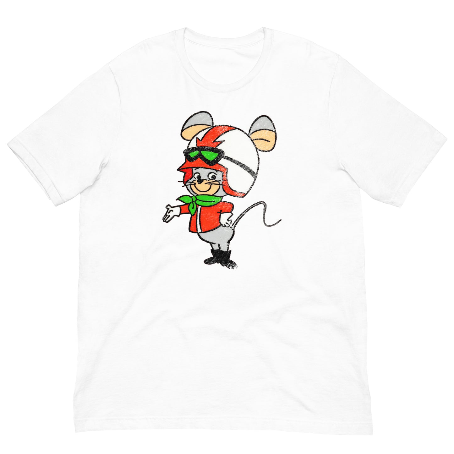 Mouse Racer Distressed Softstyle Tee