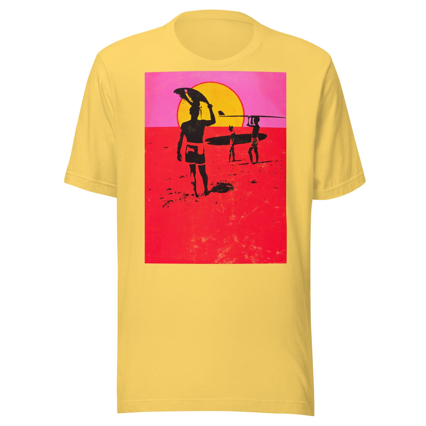 Endless Summer Neon Colors Retro Distressed Softstyle T-Shirt