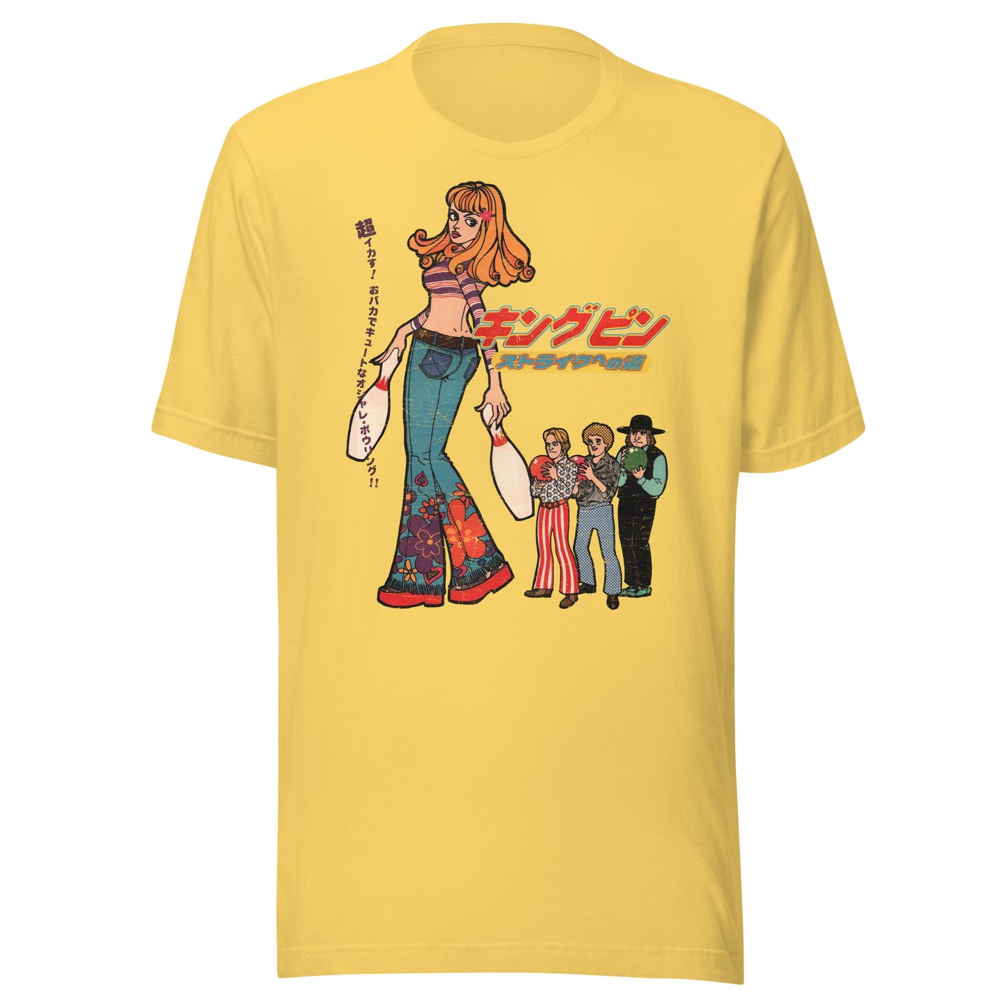 Kingpin Japanese Art Poster (Road to Kingpin Strike) Distressed Sofstyle Unisex Tee