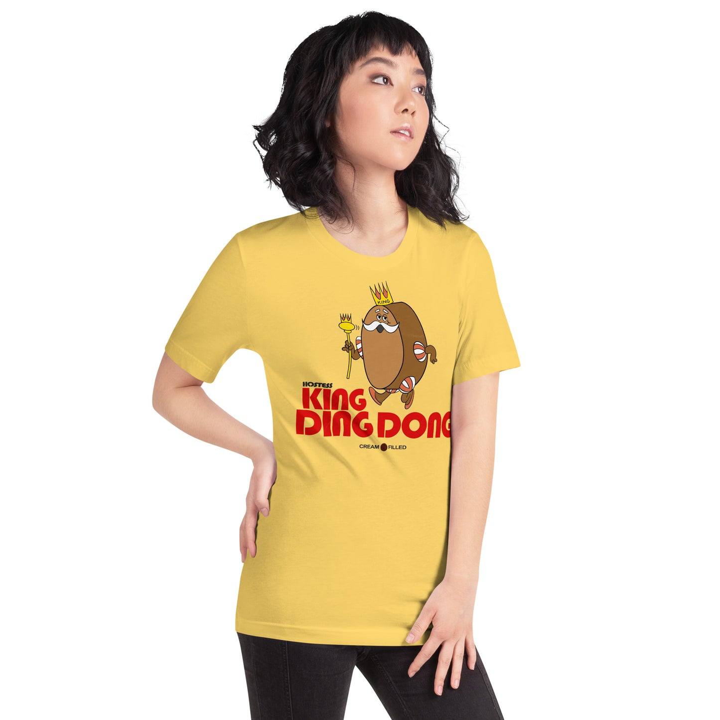 King Ding Dong Cream Filled Vintage 70s Parody Softstyle Unisex T-Shirt
