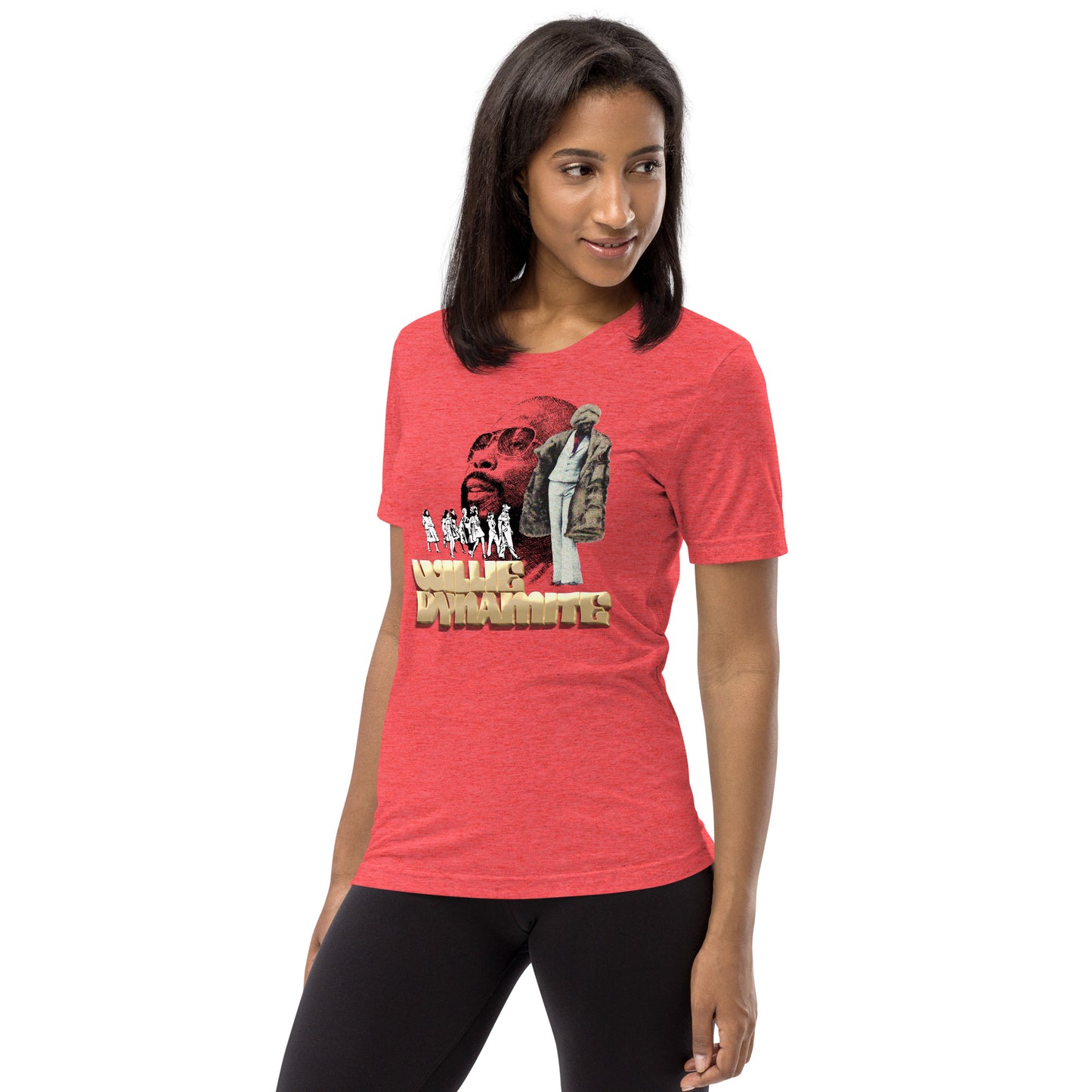 Willie Dynamite 70s Blaxploitation Unisex Tri-Blend Tee